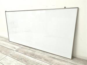 【定価約2万円】【広々書き込める幅1800㎜サイズ！】■メーカー不明　■ホワイトボード　■壁掛け ※ペントレイ無