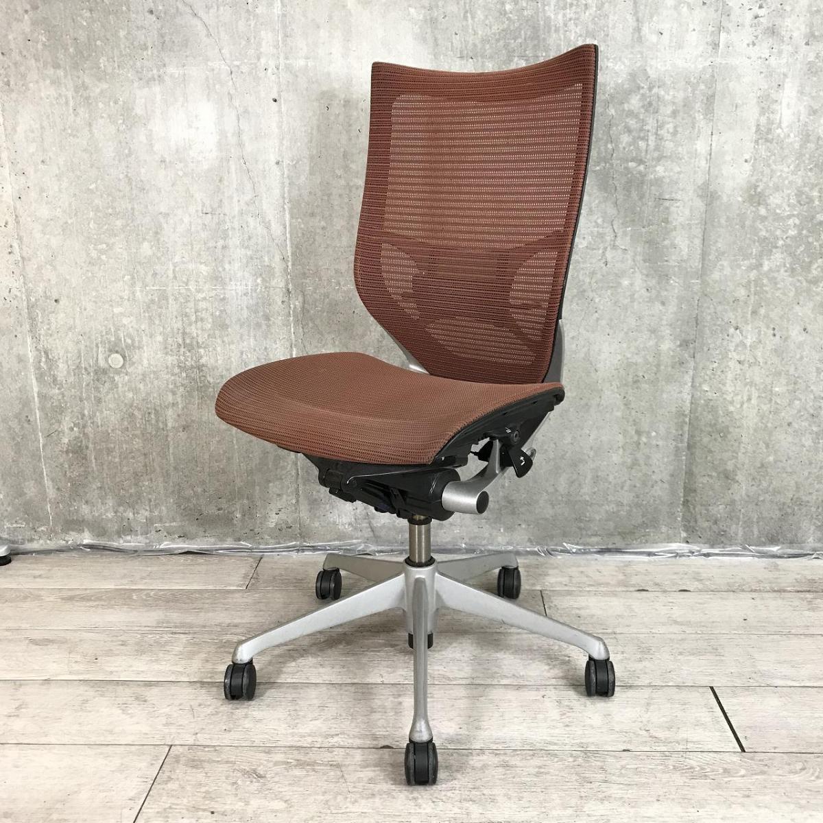 【関東倉庫在庫品】【ワーカーの姿勢をサポートする有名オフィスチェア！】■オカムラ製　バロン　肘無ハイバックチェア　■ブラウン【弊社使用欄：A00982605】【ECBMC】【在庫入替セール品につき限定特価！】
                        バロンメッシュチェア
                                    中古
            