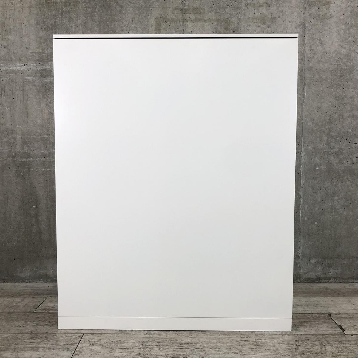 中古】レクトライン オカムラ/okamura ローキャビネット／両開き