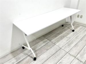 【使い方自由自在！フレキシブルに活躍！】■イトーキ製　サイドスタックテーブル　W1800×D600×H720mm　ホワイト【ITOKI　Slent】A01010569