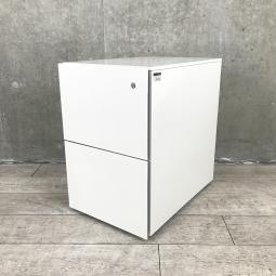 【関東倉庫在庫品】【スタイリッシュなデザインのワゴン！】■イトーキ製　インステート　ワゴン2段　■ホワイト【弊社使用欄：A00975270】【ECBMC】【在庫入替セール品につき限定特価！】