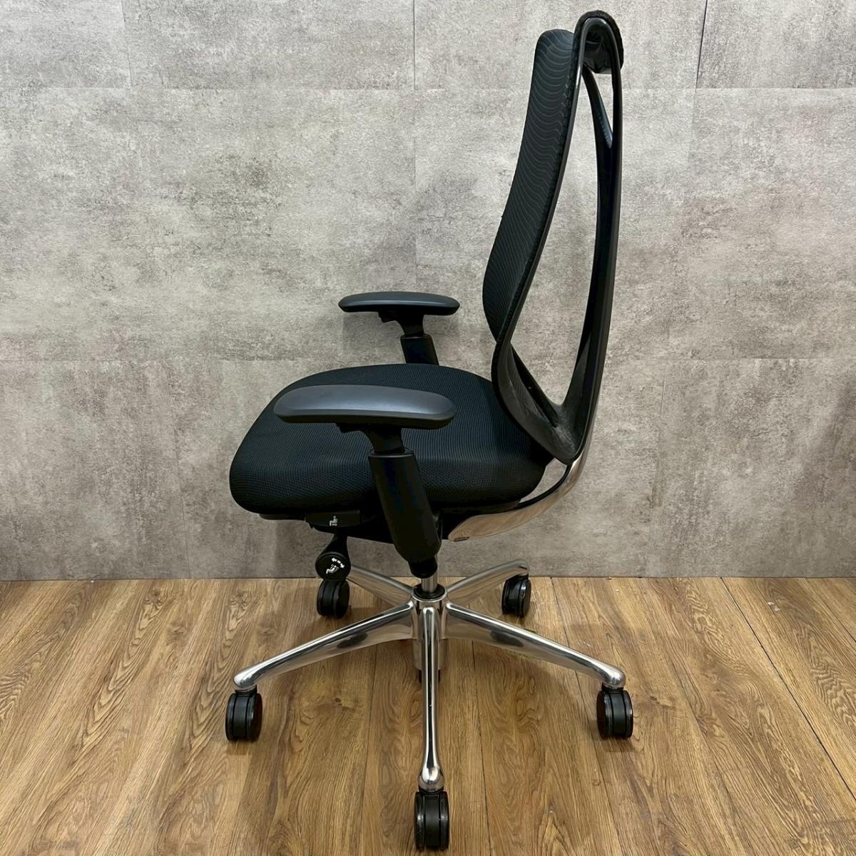 【中古】 サブリナ オカムラ/okamura 肘付ハイバックチェア 中古】サブリナ オカムラ/okamura 肘付ハイバックチェア 473735