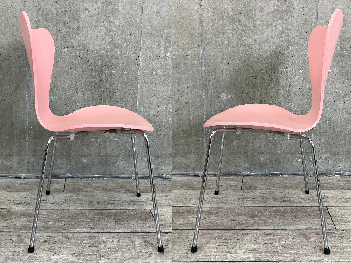 Fritz Hansen フリッツハンセン セブンチェア スタッキングチェア ① 中古】セブンチェア フリッツハンセン スタッキングチェア