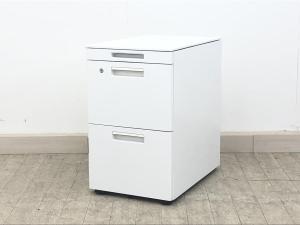 【10台限定】【倉庫在庫品】■コクヨ製　3段ワゴン　GT　ホワイト　高さ650mmタイプ　■フリーアドレスオフィスにオススメ！　オフィスバスターズ　梅田本店