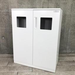 【希少品入荷！ホワイトカラーのダストボックス！天板・投入口付で使い勝手良し！】/オススメ(おすすめ) /人気商品【弊社使用欄：A01016414】■ゴミ箱　トラッシュユニット　ダストボックス　ホワイト/KOKUYO/EDIA/コクヨ/エディア
