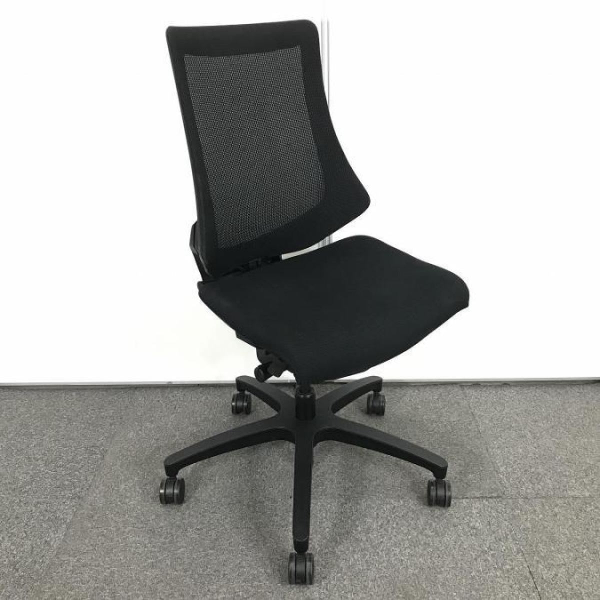 中古】エフメッシュ イトーキ/ITOKI 肘無ハイバックチェア