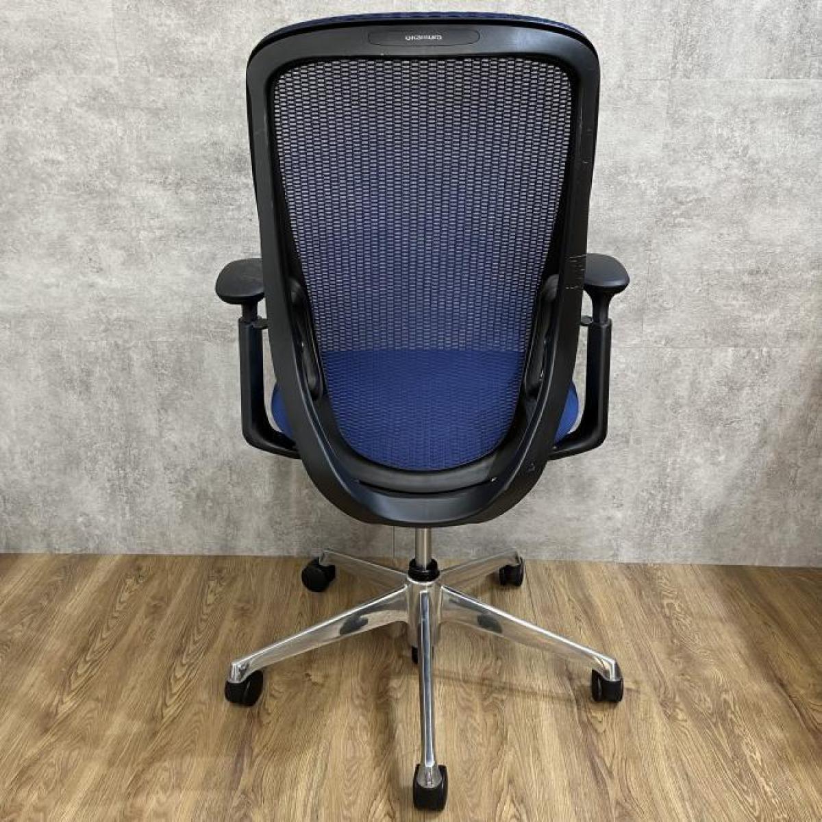 bm　オカムラ　シルフィーチェア　前傾機能　ハイバック　メッシュタイプ　中古 中古】シルフィーメッシュ オカムラ/okamura 肘付ハイバック