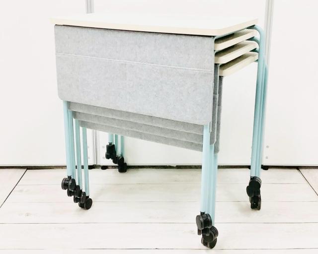 【中古】スプリント シリーズ MT40AA-MHJ3 オカムラ（okamura） スタックテーブル(長机/折りたたみ/会議用)