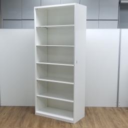 【商品入替のため、残り1台限り】オカムラ製　レクトラインシリーズ　ホワイト　ハイキャビネット　注意※H2150サイズ(ベース一体型)　出し入れしやすい！大容量オープンキャビネット！よく使う資料やカタログ収納にオススメ！　H2150オープン書庫！！※大型商品のため搬入経路にご注意ください！
