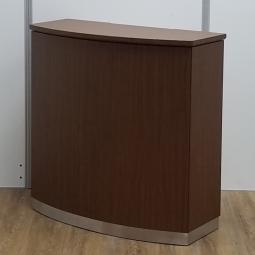 コクヨ製　USシリーズ　ブラウン　珍しいカウンター・受付台　インフォメーションカウンター！！