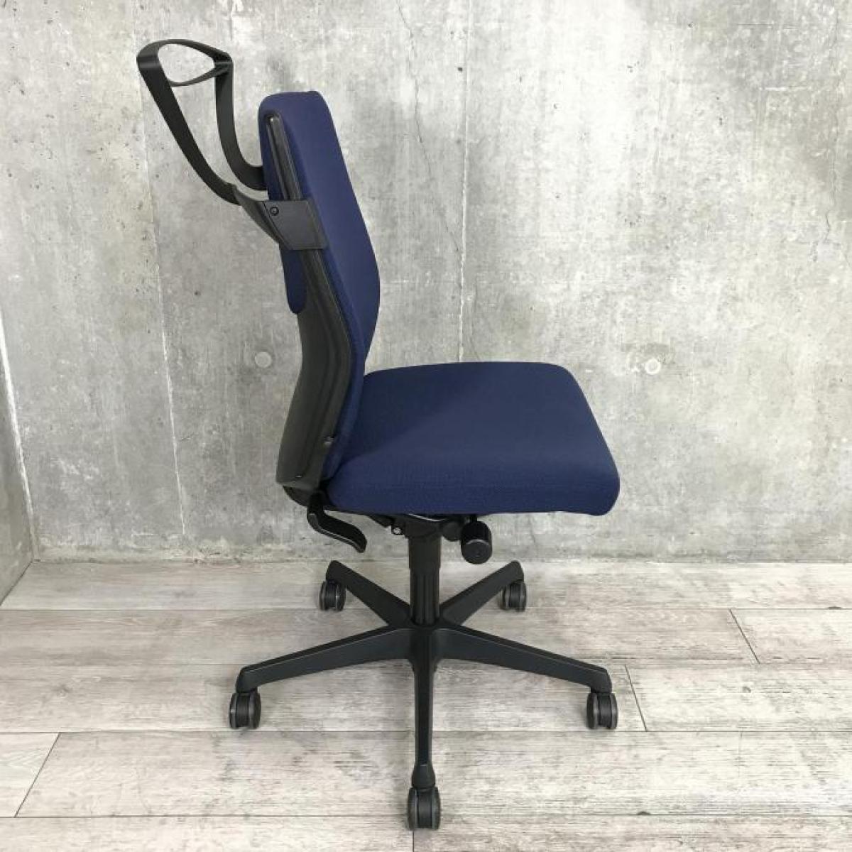 中古】エスクード C435ZR-FFW4 オカムラ/okamura 肘無ハイバック