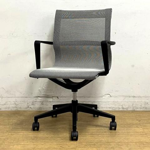 【中古】その他シリーズ M-1065 アイコ 肘付ローバックチェア