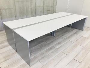 【関東倉庫在庫品】【コンパクトなD1200】フリーアドレスデスク　W3200×D1200　コクヨ　ワークヴィスタ　ホワイト　オフィスバスターズ　東大阪店