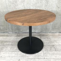 【スタイリッシュなカフェ風の空間を演出！】■オカムラ　アルトピアッツァシリーズ　丸型テーブル　W900mm　■オシャレな木目デザイン！人気のカフェテーブル！【Alt Piazza】【ABW】