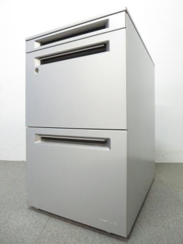 【中古】プロユニット DNC1CX-Z637 オカムラ（okamura） ワゴン3段