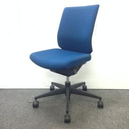 【SSB在庫品６脚入荷】【コクヨのロングセラー商品！背骨のS字形状にジャストフィット！】■コクヨ（KOKUYO）製　ウィザード2(Wizard2)　肘無し　ローバック　■ブルー　■ランバー付　オフィスバスターズ梅田本店