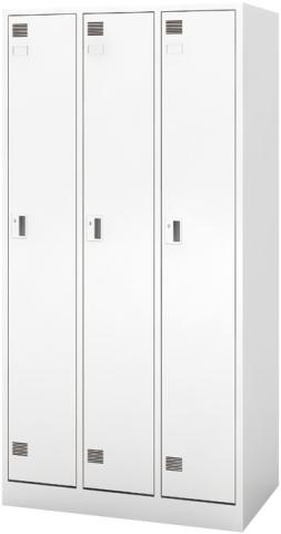 【新品】システム  ウチダ（UCHIDA) 3人用更衣ロッカー