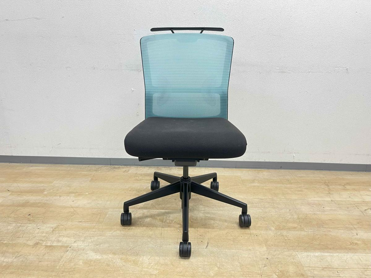 中古】エルフィ ELA2-00B ウチダ/UCHIDA 肘無ハイバックチェア 523717