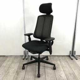 【2024年製】ヘッドレスト付き！大人気のメッシュチェアが人気カラーで入荷！座り心地抜群のおすすめチェア！
■内田洋行/リーフレク（Reflek）/ブラック