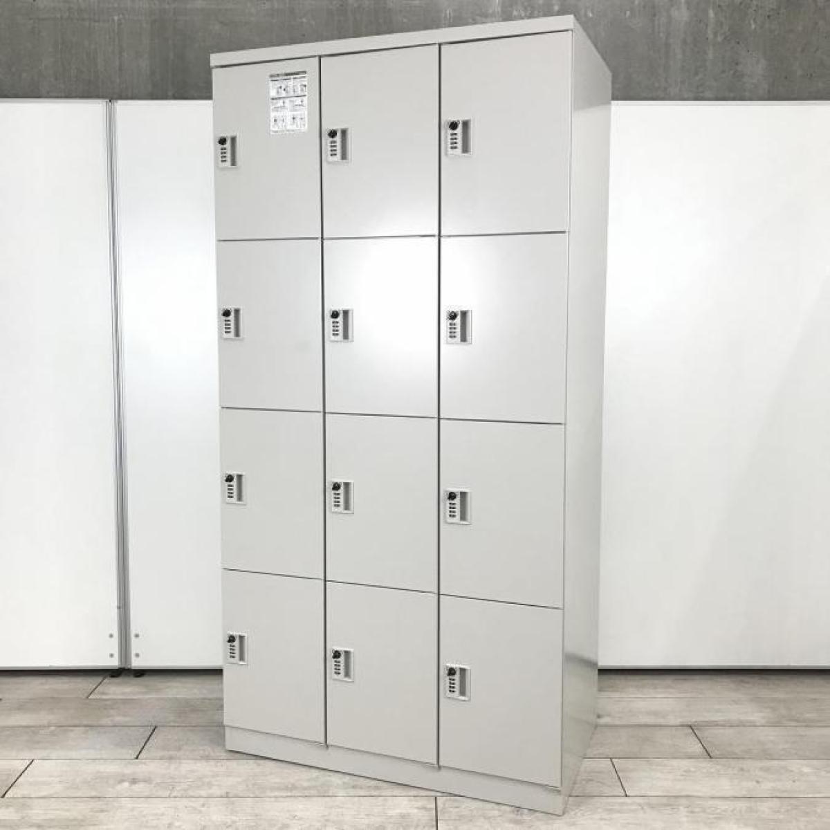 【U-769】引き取り限定☆オフィス家具♪ロッカー/鍵無し☆6人用/2段式☆中古品 送料無料 ロッカー おしゃれ スチールロッカー 8人用 オレンジ 鍵付き