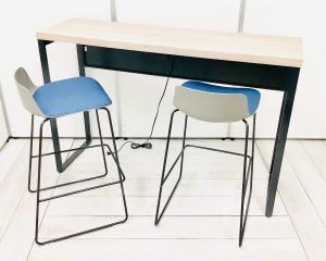 【セット商品（テーブル×1、チェア×2）】片面カウンター オススメ(おすすめ) 大人気　ABW カフェ風 ・Okamura/オカムラ ・Alt Piazza/アルトピアッツァ ※横浜本店撮影画像※