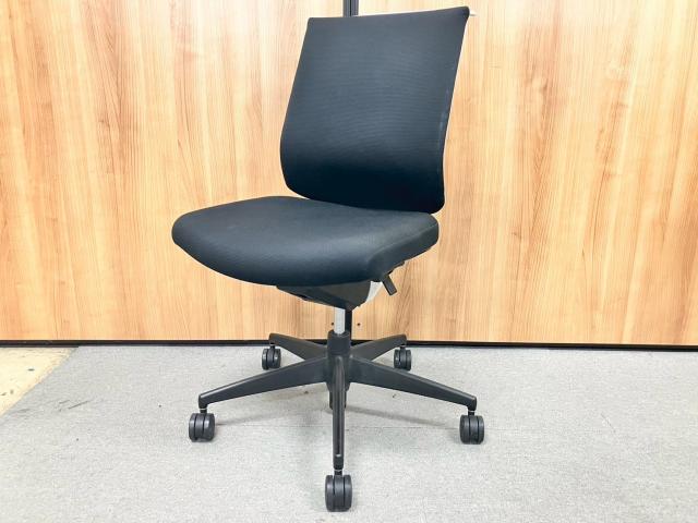 【中古】ウィザード3 樹脂  コクヨ（KOKUYO） 肘無ローバックチェア