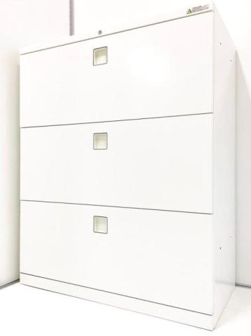 【中古】レクトライン 4HG3ZC ZA75 オカムラ（okamura） ローキャビネット／ラテラル