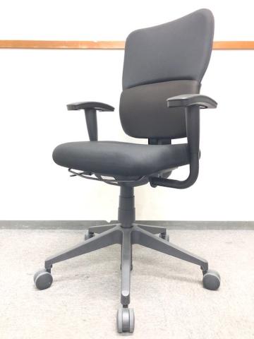 【中古】LetsB　レッツB S-LBA-1VM Steelcase（スチールケース） 肘付ローバックチェア