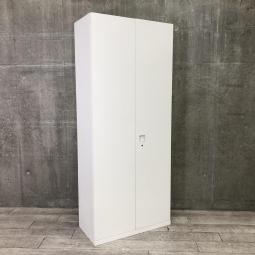 【セットよりも安い！開けたら一目で中身が分かります！】■オカムラ製（okamura）　レクトライン（Rectline）　両開き書庫　ハイキャビネット　■シリンダー錠　■ホワイト　★搬入経路サイズにご注意ください！(入るか不安なお客様は是非お問合せ下さい！)【弊社使用欄：A01014857】【ID】