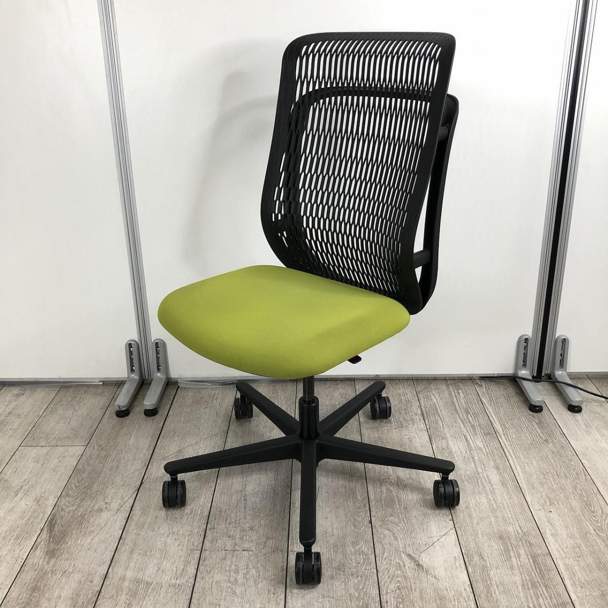 【未使用】内田洋行　ウチダ　AJチェア　ハイバック　肘なし　ブラック 中古】AJチェア ウチダ/UCHIDA 肘無ハイバックチェア 524678