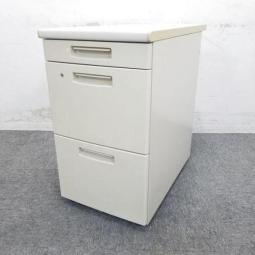 【収納と作業スペースを同時に確保！！】コクヨ　BS+　ニューグレー　3段脇机　H700【2506】弊社使用欄【A01019645】