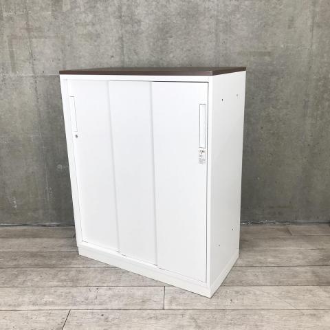 【中古】エディア BWUH-HD359SAWN コクヨ（KOKUYO） ローキャビネット／引き違い