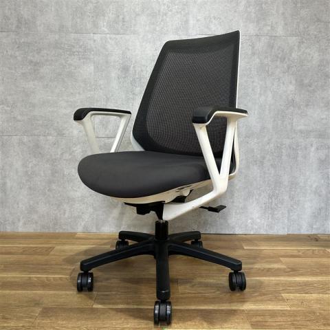 【中古】ノナ  イトーキ（ITOKI） 肘付ハイバックチェア