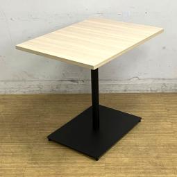 コクヨ　角テーブル　DAYS　OFFICE（デイズオフィス）　flip top（フリップトップ）天板：ホワイトナチュラル×脚：ブラック　天板固定タイプ・単柱脚【ABW】