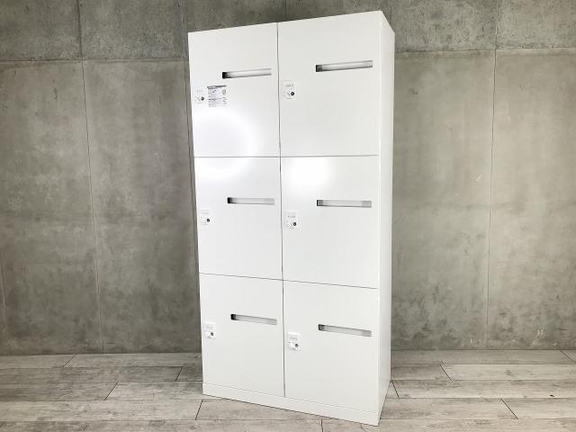 【中古】ピクスライン 4Z6VRY　ZA75 オカムラ（okamura） 6人用パーソナルロッカー