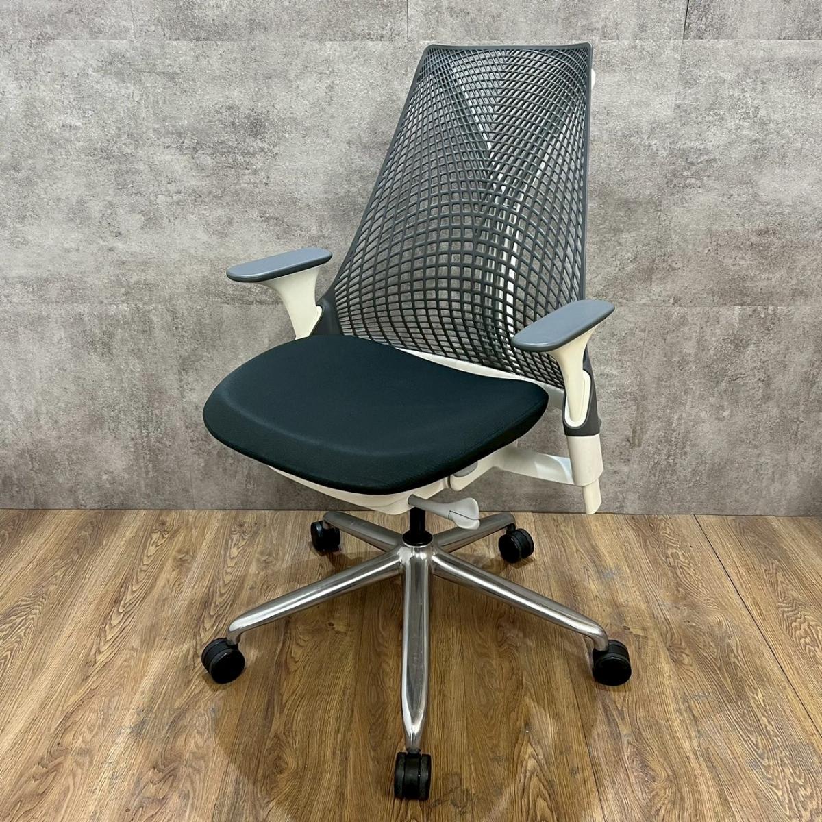 ハーマン・ミラー hermanmiller セイルチェア 固定肘 前傾機能