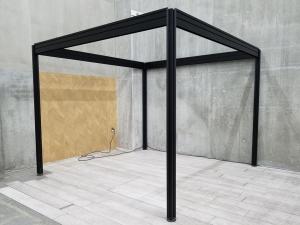 【☆激レア入荷！デザイン性と機能性を両立したフレームシステム】■オカムラ（okamura）　Glicina（グリシーナ）　■自立タイプ　■カラー：ブラック