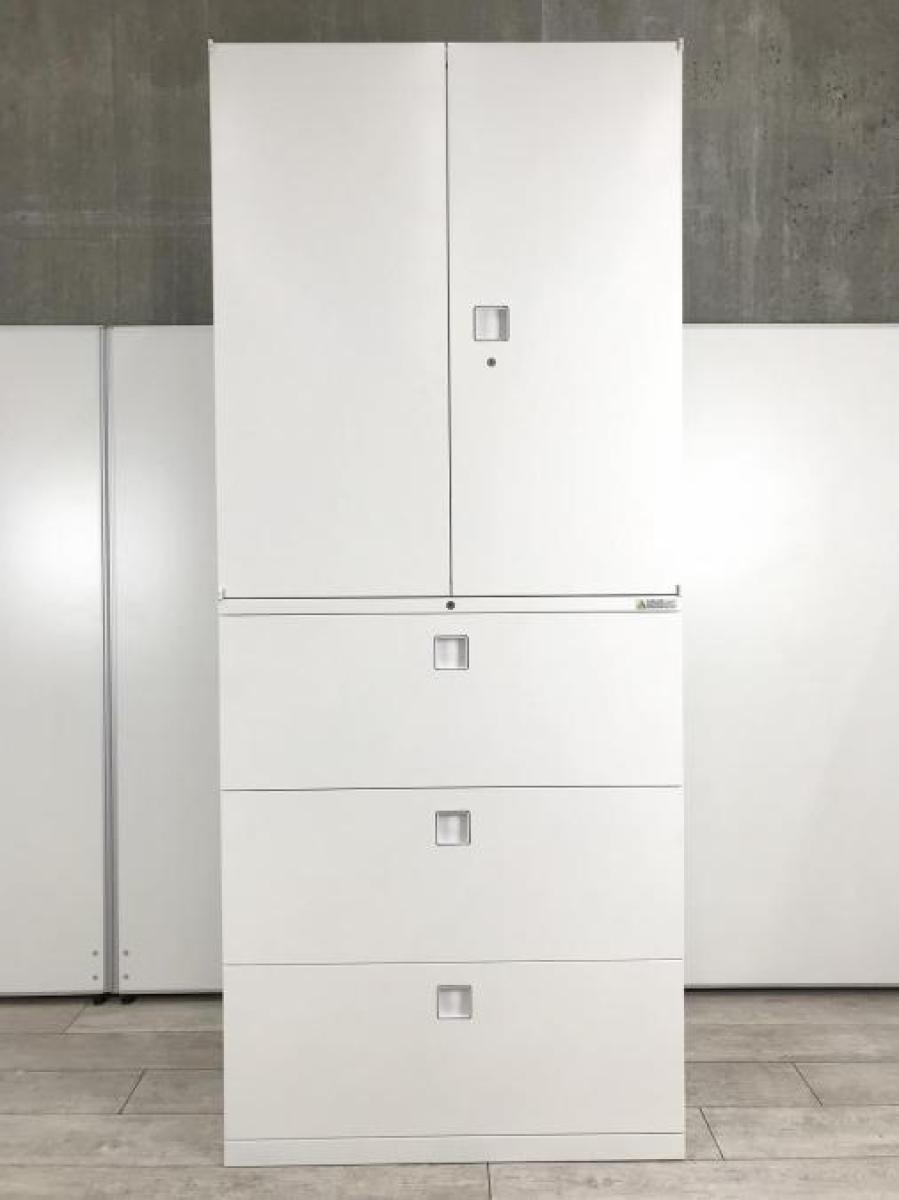 口コミ・レビュー評価が高いおすすめ人気商品の通販 中古】レクトライン ハイキャビネット／両開き オカムラ/okamura アイドル
