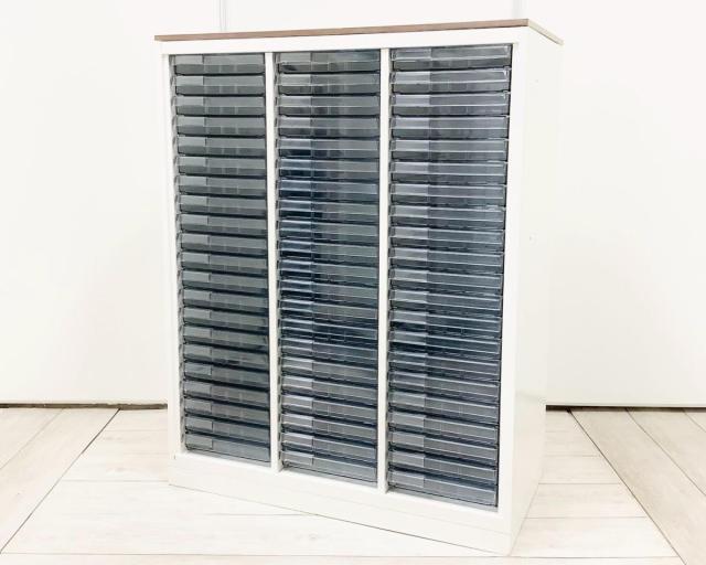 OF-33】美品 okamura オカムラ クリアトレーキャビネット ビラージュ