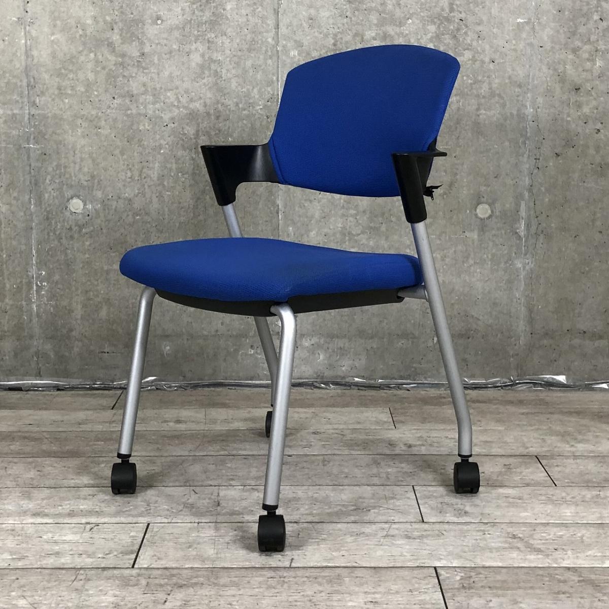 【コクヨが誇る快適会議チェア！！コンパクトな肘デザインが魅力！】■コクヨ（KOKUYO）　プロッティシリーズ（Protty）　スタッキングチェア　ミーティングチェア　キャスター付き　■背座クッションタイプ　■ブルー
                        プロッティチェア
                                    中古
            