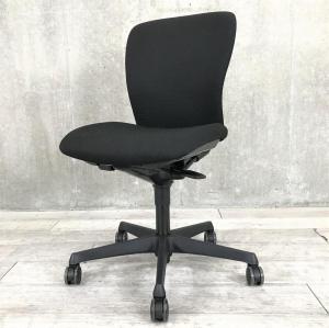【在庫入替SALE品】■オカムラ製　スラートシリーズ (sulato)　■ローバック　肘無し　■ブラック　■OAチェア　■張地：ブラック　■シェル：ブラック　　事務椅子　デスクチェア　パソコンチェア　岐阜 愛知 三重 静岡 福井 浜松 名古屋