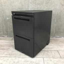 【※擦りキズありのためお安く！】■ウチダ　3段ワゴン　ブラック　H650mm【UCHIDA　FEED】【ハイワゴン】※A01018375
