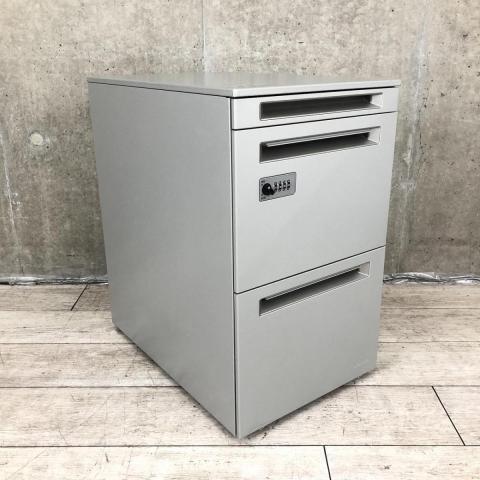 【中古】プロユニット DNC1CZ-Z637 オカムラ（okamura） ワゴン3段