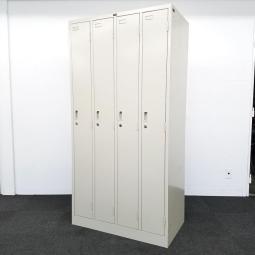 人気の4人用ロッカー！更衣室の定番商品！工場やコールセンターなどにもおすすめの安定した使い心地！
■内田洋行/システムロッカー/ニューグレー