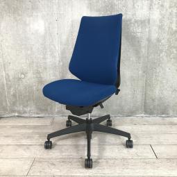 【関東倉庫在庫品】【座る人に合わせた最適な姿勢を実現！】■コクヨ製　デュオクッション　肘無ハイバックチェア　■ブルー【弊社使用欄：A00976013】【ECBMC】【在庫入替セール品につき限定特価！】