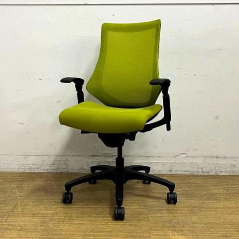【中古】エフメッシュ  イトーキ（ITOKI） 肘付ハイバックチェア