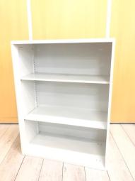 【在庫入替セール】【2台限定】オープン書庫　ホワイト　収納　本棚　※ベース無し
