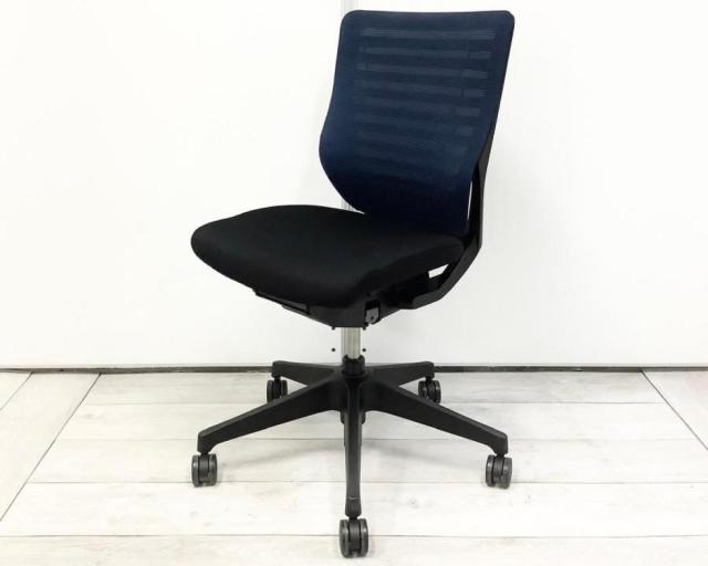 【中古】エピオスチェア  イトーキ（ITOKI） 肘無ローバックチェア