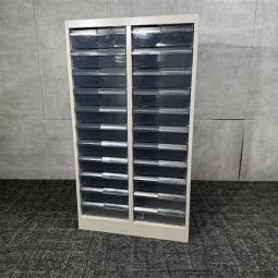 【一部破損にて大特価☆】コクヨ　クリスタルトレー　ニューグレー　深型　2列仕様　収納　中古　福岡　博多　天神　九州最大級