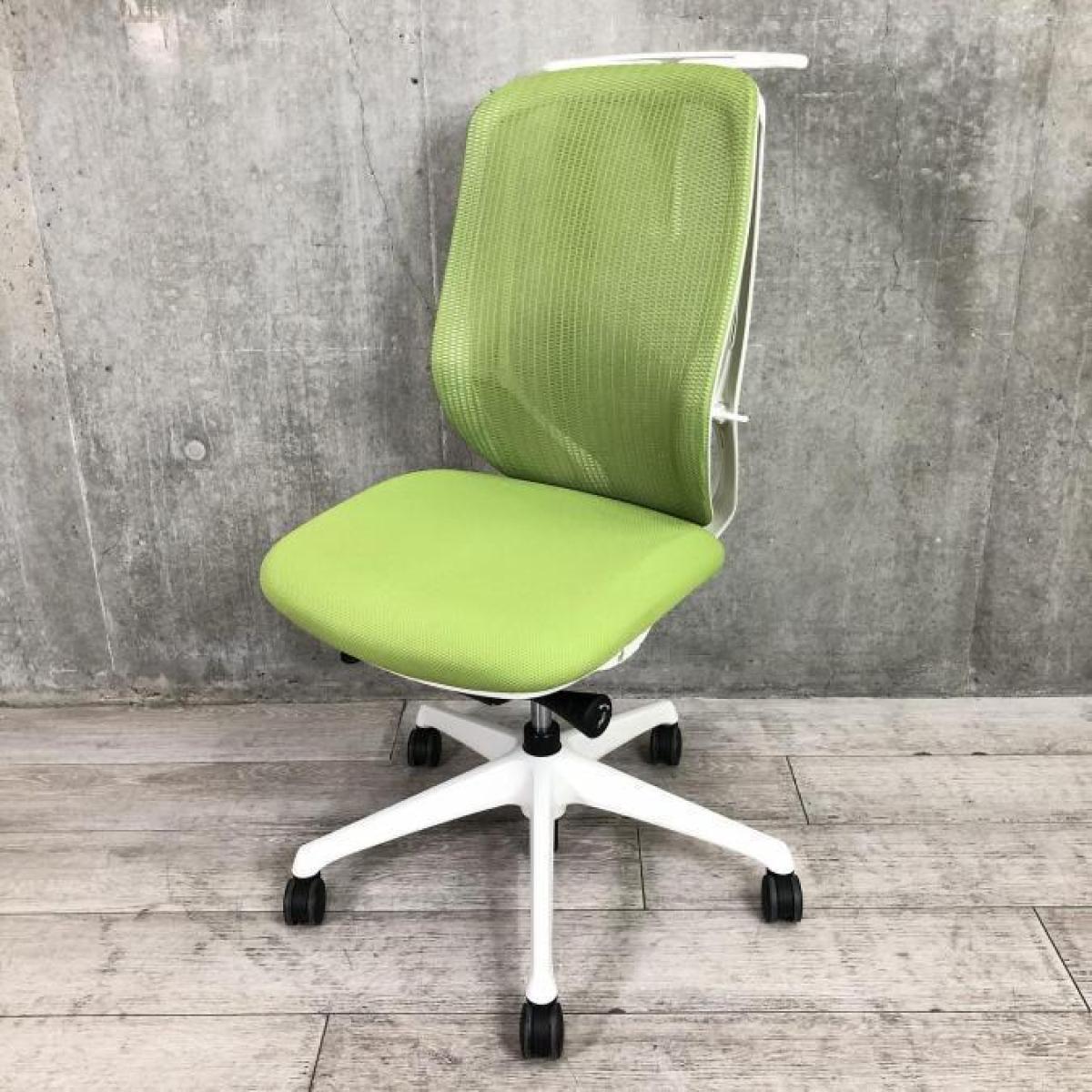 【三次元曲面が身体にやさしくフィット！】■オカムラ製　シルフィーチェア　ライトグリーン　■背もたれのカーブを2段階で変えられます！【倉庫在庫品】【TH】
                        シルフィーメッシュ
                                    中古
            